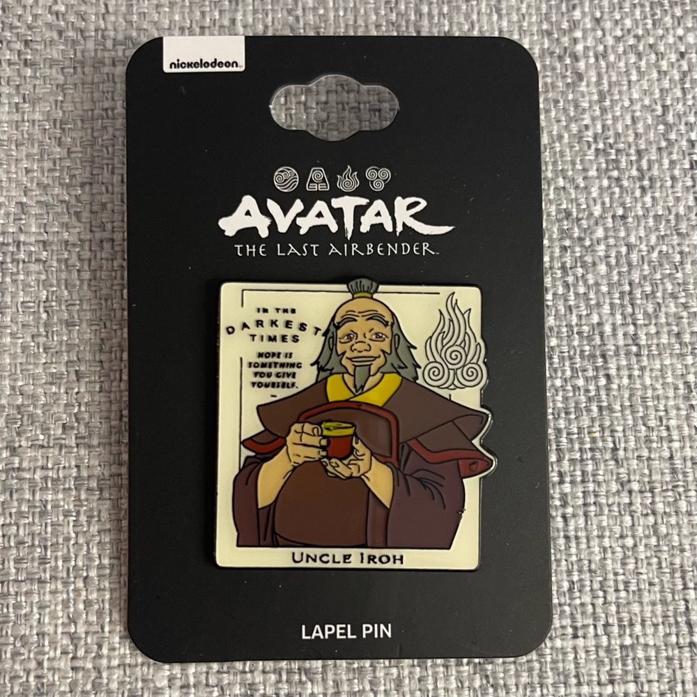 Avatar: The Last Airbender Uncle Iroh Portrait Enamel Pin